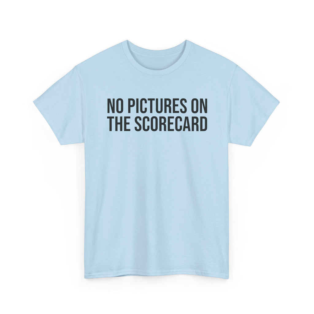 No Pictures On The Scorecard