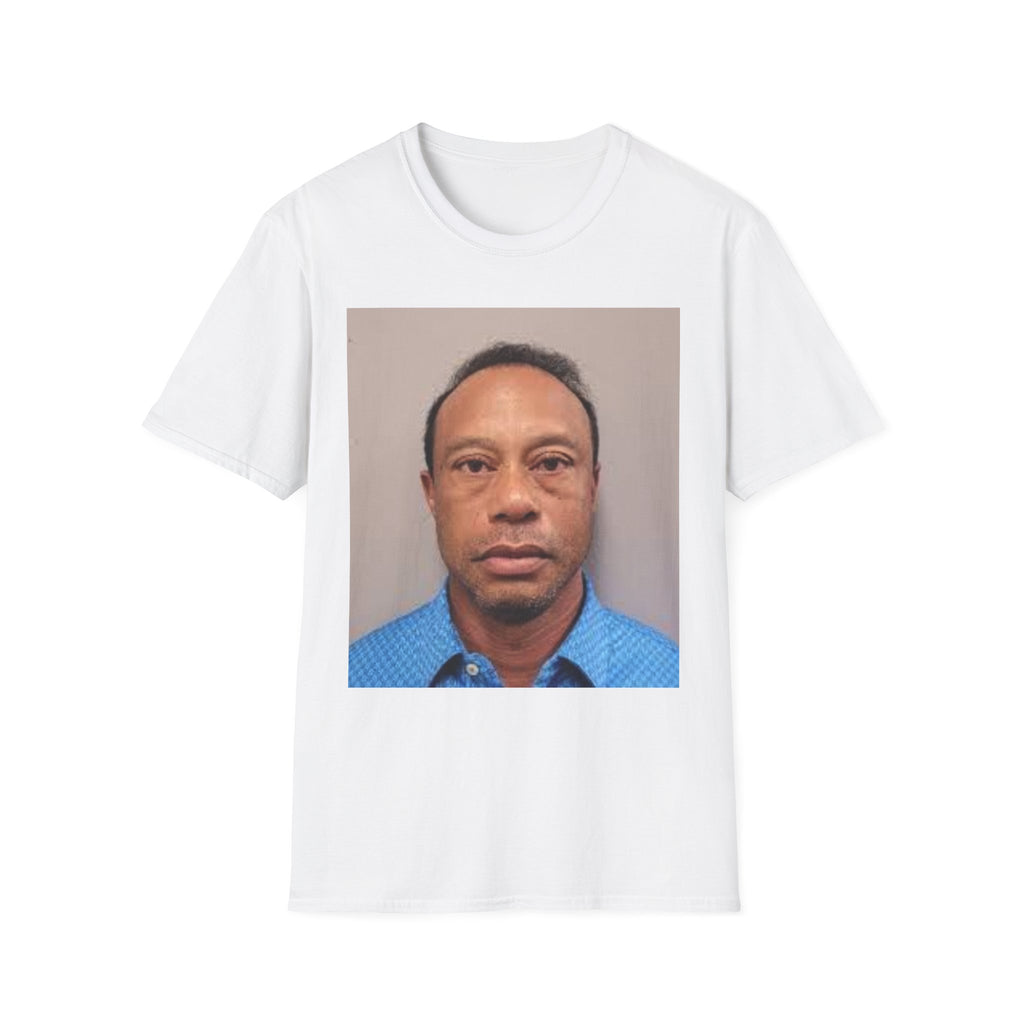 Tiger Woods Mugshot Tee Shirt
