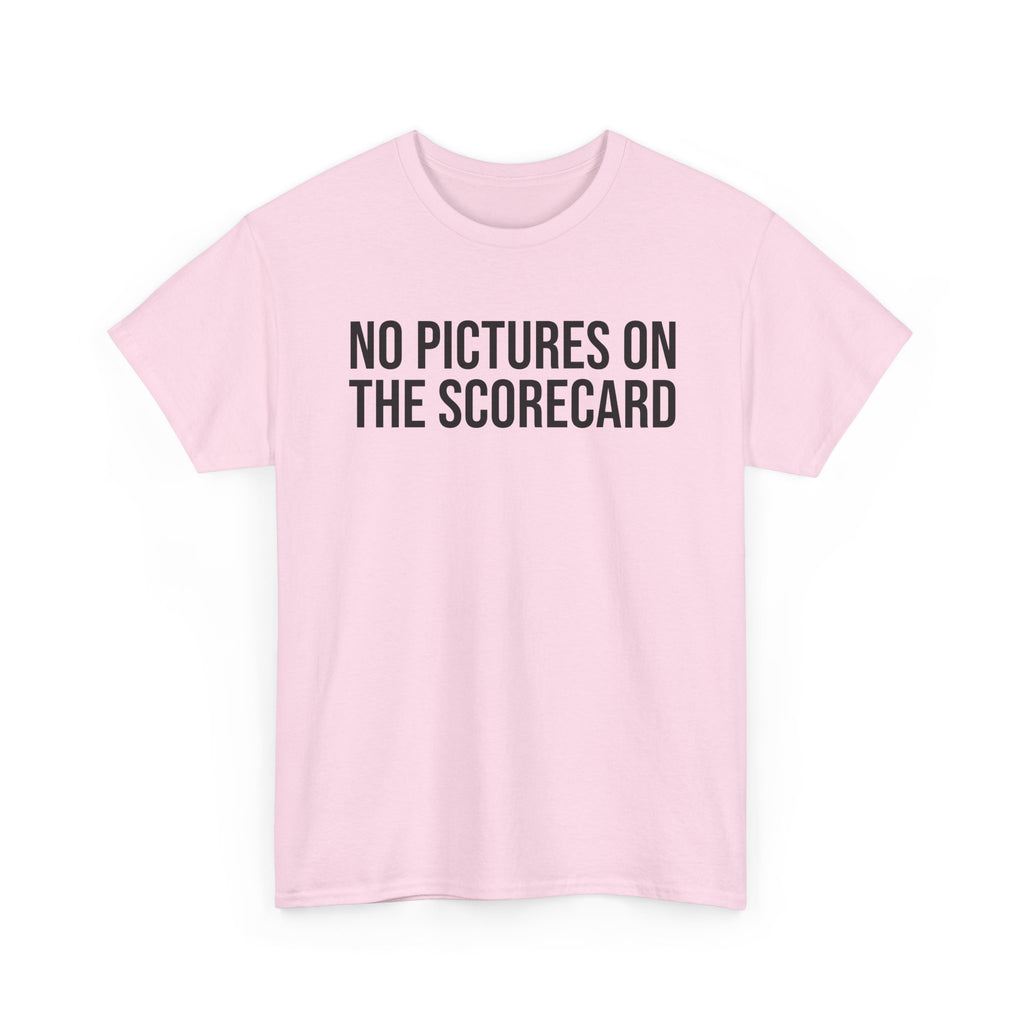 No Pictures On The Scorecard