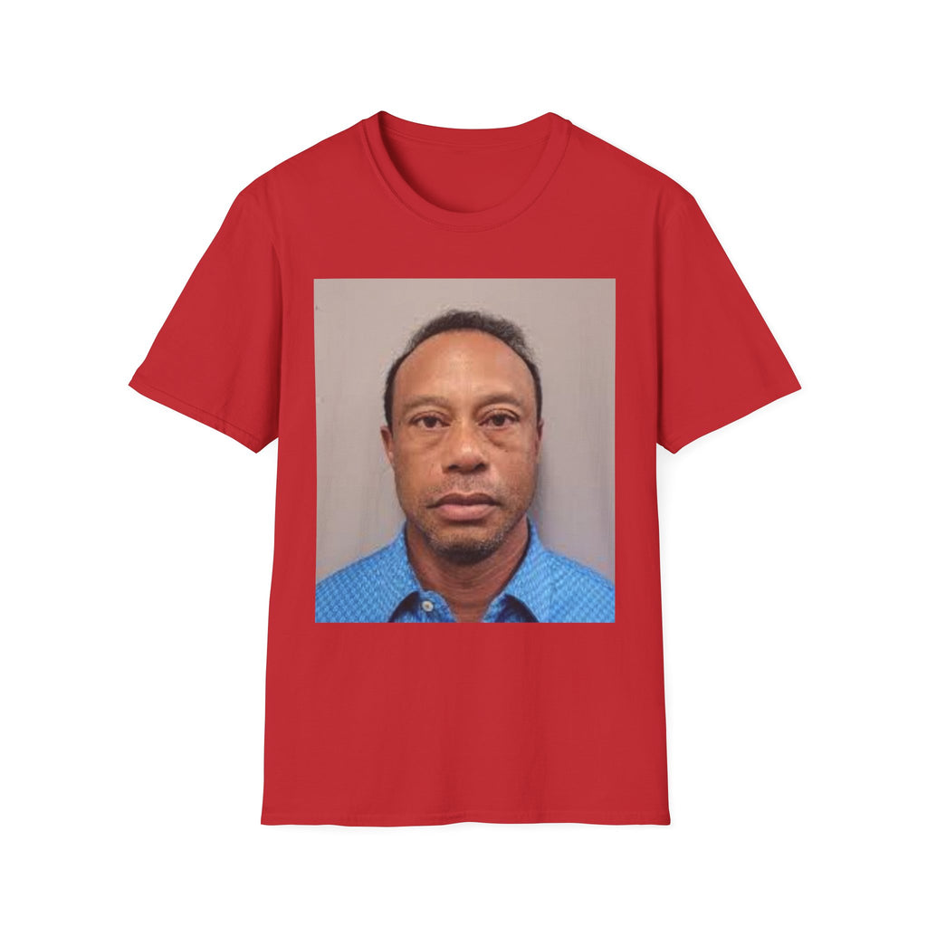 Tiger Woods Mugshot Tee Shirt