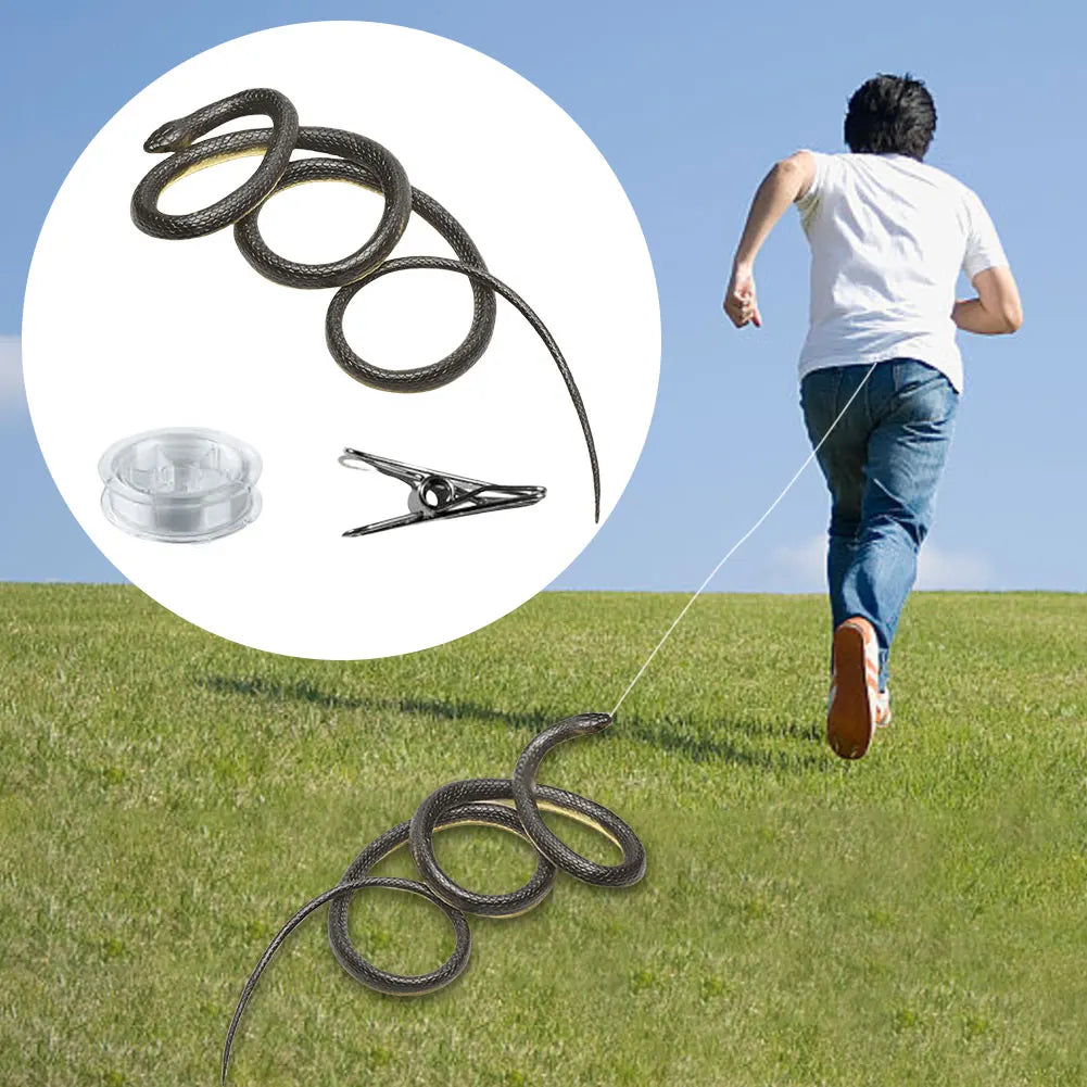 Fake Snake On A String Prank
