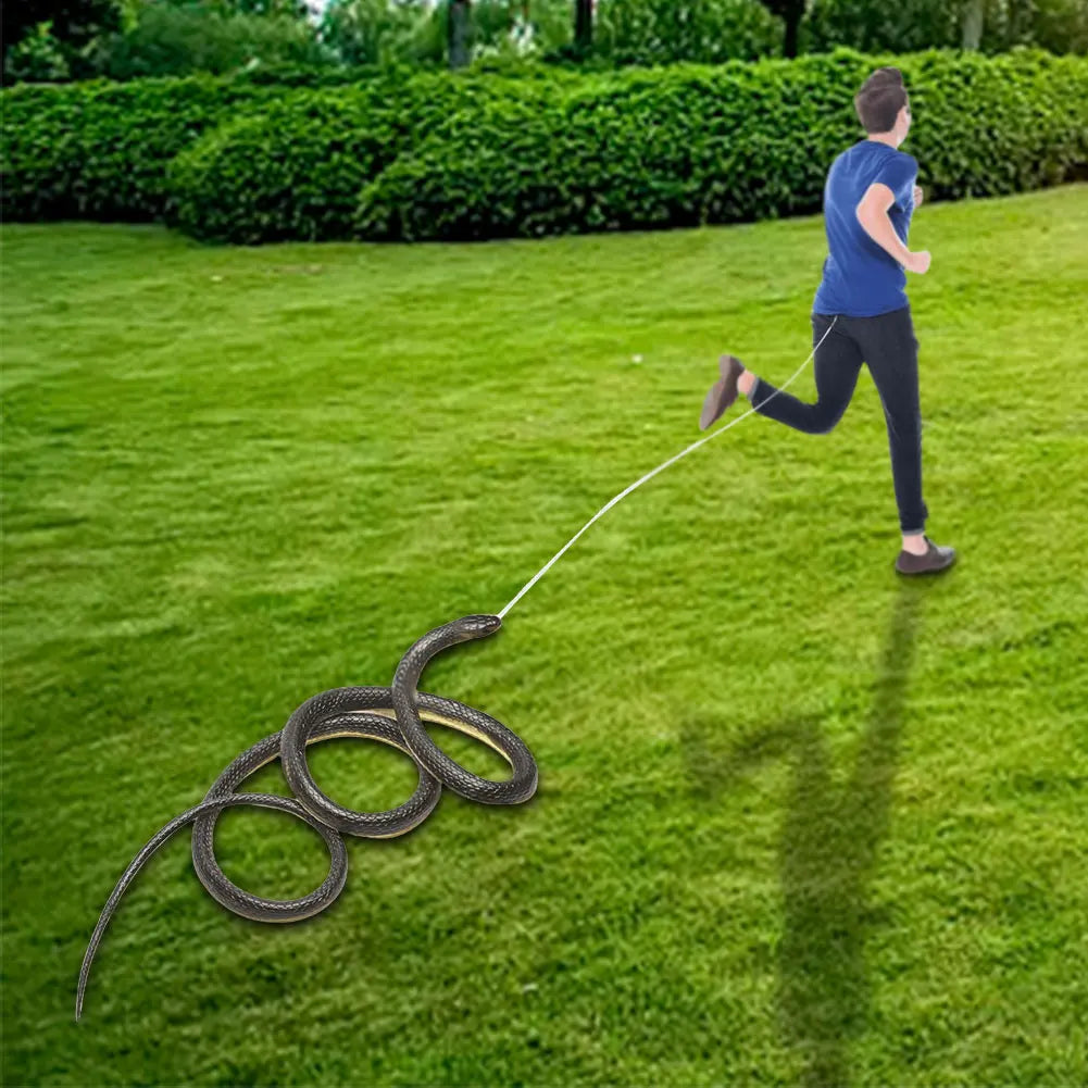 Fake Snake On A String Prank