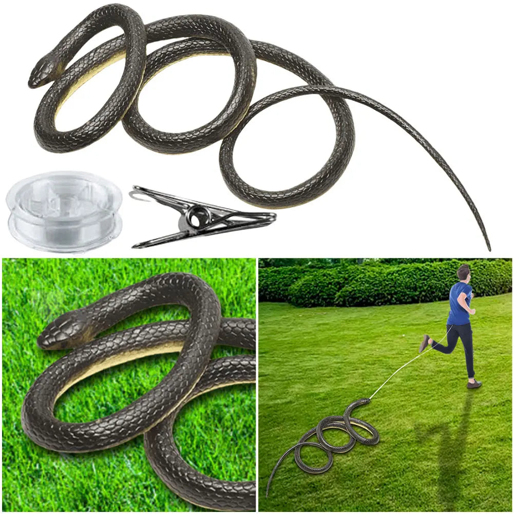 Fake Snake On A String Prank